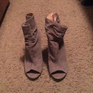 Laurel peep toe booties